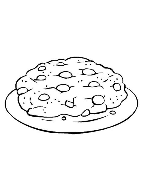 cookie coloring pages