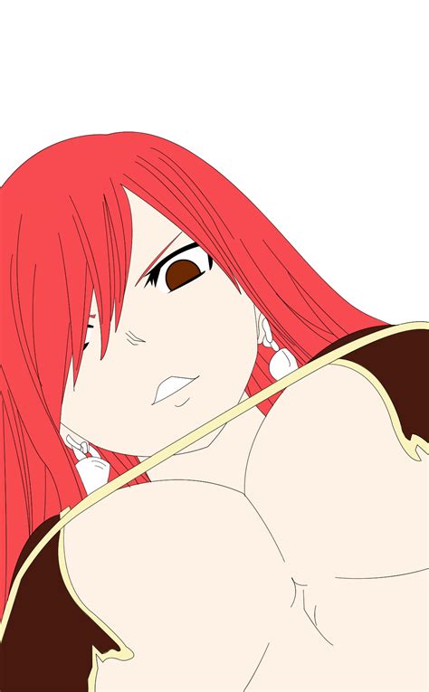 Fairy Tail Stone Age Erza Base Color By Anderson93 On