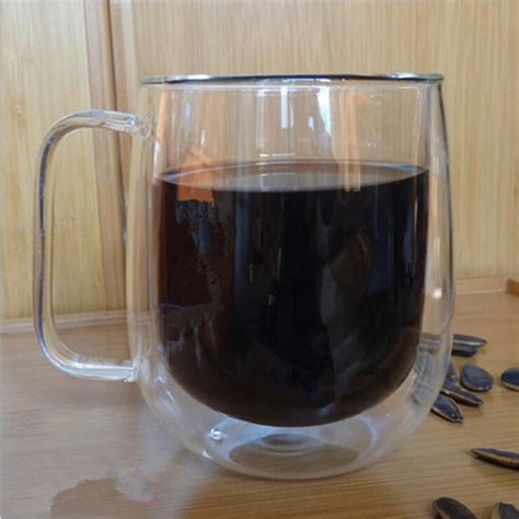 cheap clear glass mug drinking glass mug coffee cup with high quality