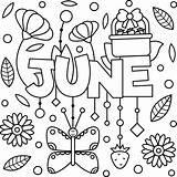 June Coloring Pages Kids Summer Colouring Illustration Vector Calendar Color Printable Sheets Cheery Thrifty Mommas Tips Thriftymommastips Book Ebook sketch template