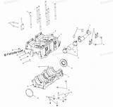 Crankcase Polaris Snowmobile Xc Partzilla sketch template