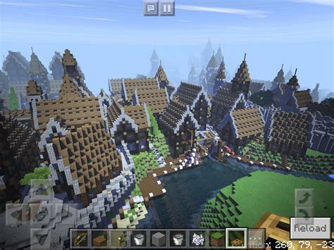 small medieval town rminecraft