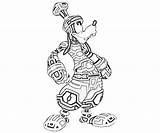 Coloring Goofy Hearts Kingdom Pages Characters Tron Fujiwara Yumiko Popular sketch template