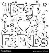 Coloring Friends Vector Royalty sketch template