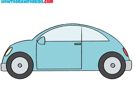 draw  simple car easy drawing tutorial  kids