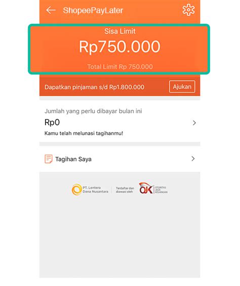 menambah limit shopee paylater  spaylater terbaru