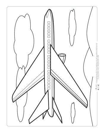 air transportation coloring pages scenery mountains
