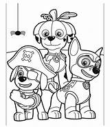 Patrol Paw Coloring Pages Halloween Clipart Library Clip sketch template