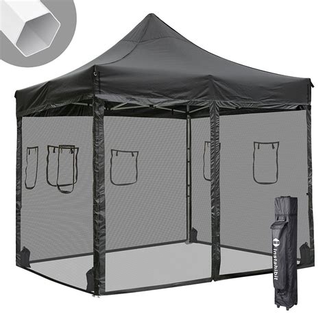 instahibit  ft pop  canopy tent sidewalls kit  mesh sidewalls service windows commercial