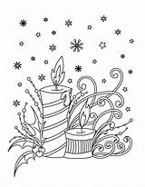 Kleurende Coloration Kerstmis Kleurend Noël Geitjes Volwassenen Boek Jonge Adultes Gosses Kerstmisdecoratie Groetkaart sketch template