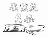 Frogs Speckled Coloring4free Bust Crayons Preschool sketch template