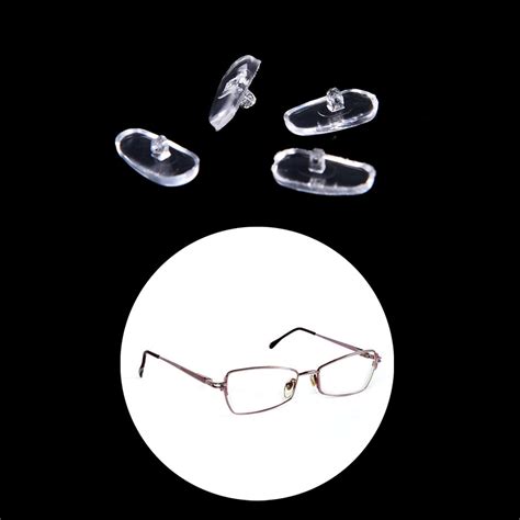 5pairs 13x7mm anti slip size part eyeglasses glasses silicone nose pads eyewear accessory in