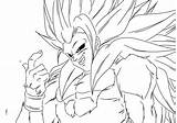 Super Dragon Ball Pages Goku Coloring Saiyan Getcolorings sketch template