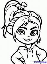Pages Vanellope Ralph Wreck Draw Coloring sketch template