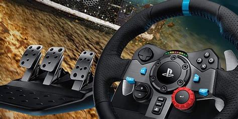 ps steering wheel  pedals   logitech  review