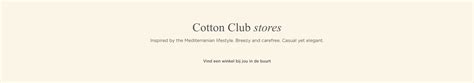 cotton club official webshop