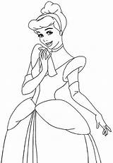 Princess Printable Coloring Cinderella Pages Disney Color Ecoloringpage Colouring Laughing sketch template