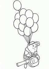 Pages Coloring Disney Russell Balloon House Drawing Flying Baloons Pixar Outline Printable Colouring Color Kids Balloons Getdrawings Print Drawings Netart sketch template