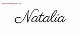 Natalia Name Tattoo Nevada Designs Classic Graphic Names Freenamedesigns sketch template