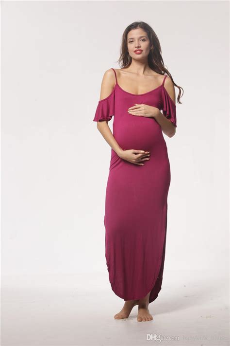 2019 sexy maternity dresses cotton pregnant women harness