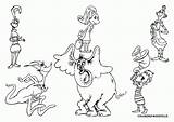 Grinch Seuss sketch template