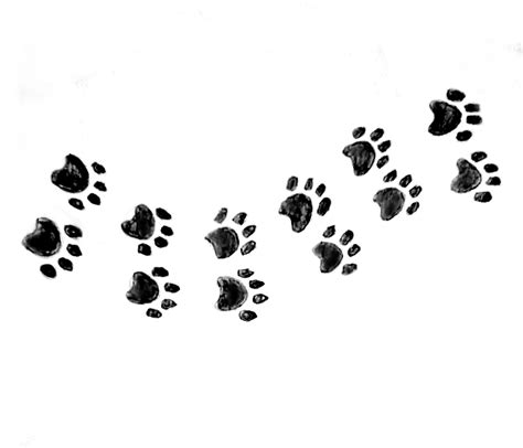 truths    draw  simple dog paw print