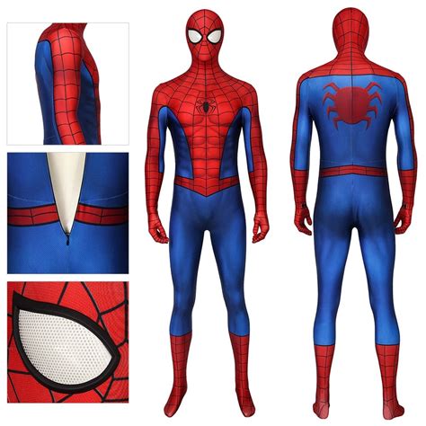 Spider Man Ps4 Game Cosplay Costumes Spandex Suit