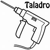 Colorear Taladros Taladro sketch template
