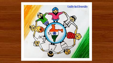 Unity In Diversity Drawing Ideas