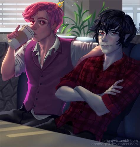 Casual Prince Gumball And Marshall Lee By Cosmogirll On Deviantart