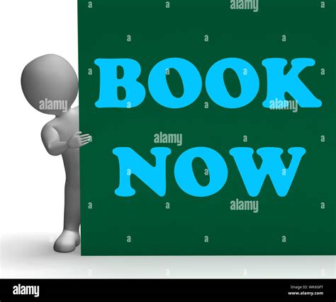book  sign showing hotel room  flight reservation stock photo alamy