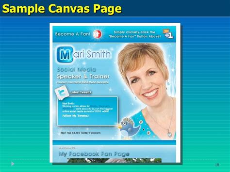 sample canvas page