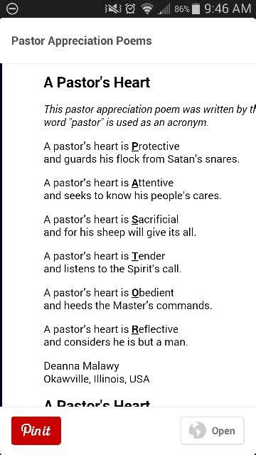 pastor poem pastor appreciation quotes pastor appreciation poems
