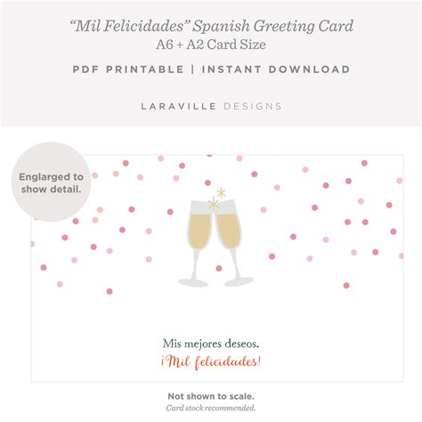 spanish greeting cards spanish birthday cards felicidades etsy