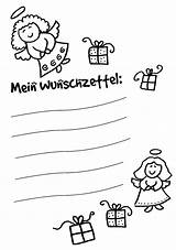 Wunschzettel Ausmalen Vorlage Wunschliste Vorlagen Weihnachtsmann Nikolaus Christkind Malvorlage Kita Ideen Erwachsene Briefpapier sketch template