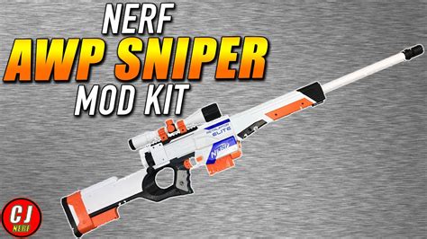 mods nerf awp bolt action sniper rifle mod kit youtube