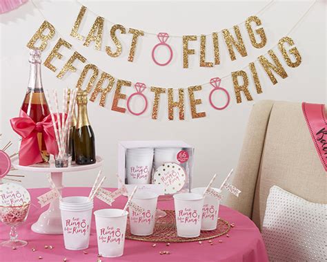 Last Fling Before The Ring 66 Piece Bachelorette Party Kit