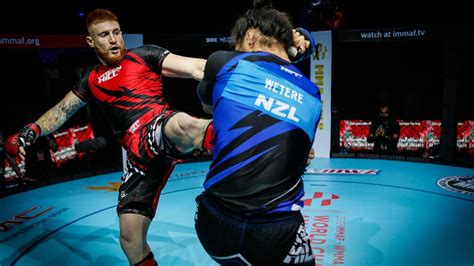 Dane Alchin Fighting At The Immaf Oceania Open Championships At The