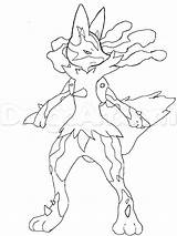Lucario Pokemon Mega Coloring Pages Blaziken Drawing Charizard Reduced Drawings Printable Color Getcolorings Inspiration Getdrawings Enormous Plusle Minun Print Colorings sketch template