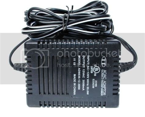 ma milliamp  input  volt ac output pool spa light transformer adaptor ebay