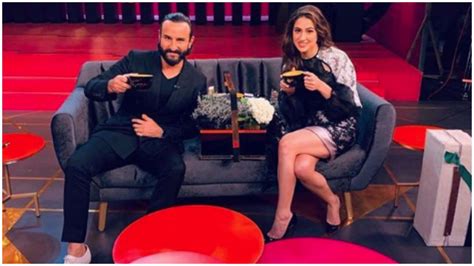 chat show koffee with karan promo bollywood actor saif ali khan talks about sex life with