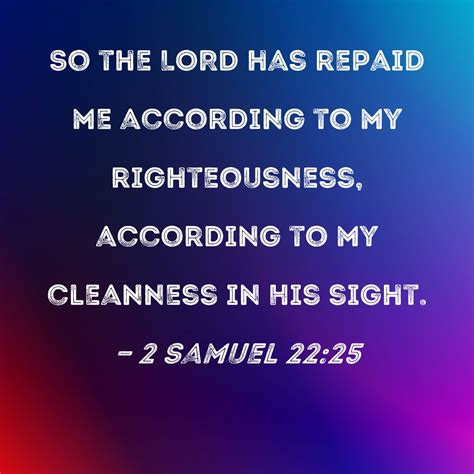 samuel    lord  repaid     righteousness