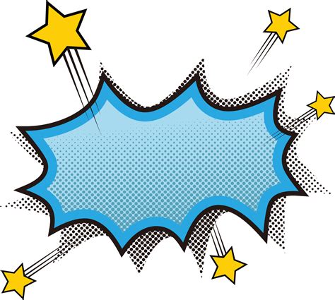 comics blue vector explosion hd image  png clipart png  freepngclipart