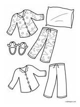 Pajama Pajamas School Activities Activity Worksheets Printables Clipart Striped Boy Glyphs Glyph sketch template