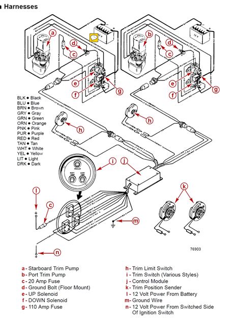 mercury outboard motor tilt trim wiring diagram wiring diagram