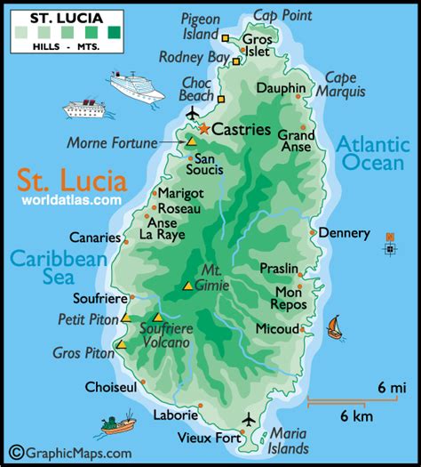 Caribbean Travel St Lucia Directory Caribbean Tour