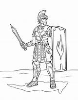 Armored Romans sketch template