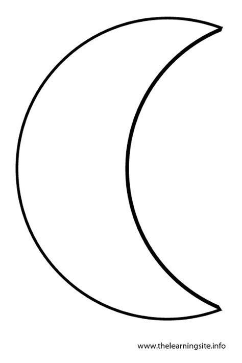 crescent moon coloring pages