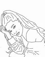 Ariana Thinking Arianna Search Cartoon Raskrasil Stampare Xcolorings sketch template