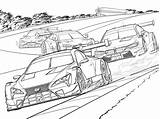 Lexus Coche sketch template